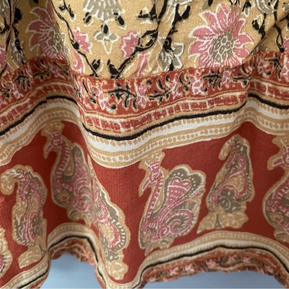 Paisley Floral Boho Blouse sz Small – Lucky Brand - Picture 4 of 10